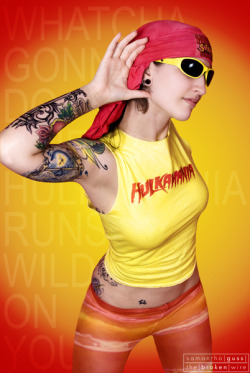 Theesylvia:  Whatre You Gonna Do, When Hulkamania Runs Wild On You? By @Samguss 