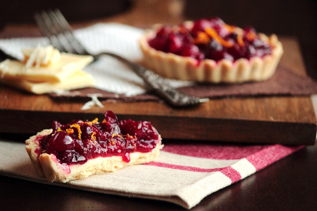 gastrogirl:
“ cranberry white chocolate tarts.
”