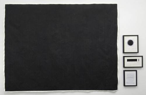julianminima:  Vincent Como Dark Matter 2007 Gouache on Paper with framed footnotes 116 x 75 inches overall 