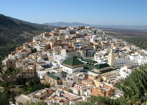 photo by Feuillu on Flickr.Moulay Idriss a town in northern Morocco is named after Moulay Idris I, t