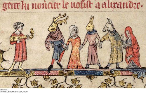 medieval: Mummers  plays have their origins in pagan winter solstice rituals depicting death an