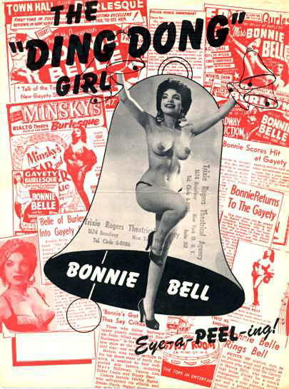 Bonnie Bell   aka. &ldquo;The Ding-Dong Girl&rdquo;.. Promotional handbill