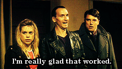 hemostcertainlywillnot:  ziggystardyke:  randomactsofdouchebaggery:   Those would have been terrible last words.   Still one of the best episodes of New Who ever.  Mhmm. The Empty Child, Blink, and The Doctor’s Wife. Best. Episodes. Ever.   