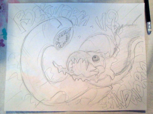 [[ooc: I&rsquo;m on vacation right now but I sketched this for you guys anyway :D the sandworm Dirge