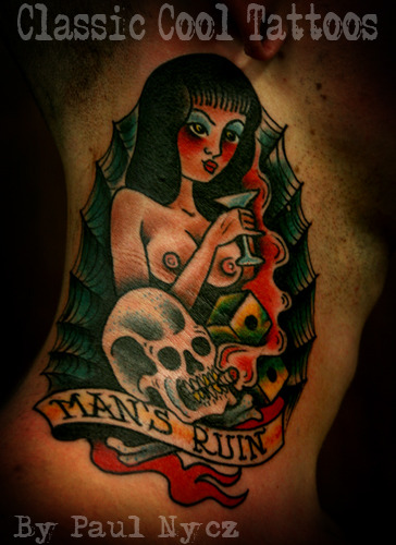 paulnycztattooer:
“Classic Cool Man’s Ruin By Paul Nycz
”