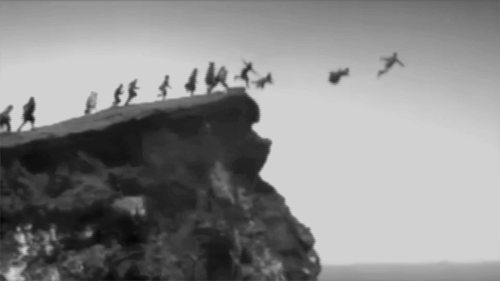 Slow-motion suicide