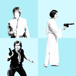 bettyfrancis:  &ldquo;Hokey religions and ancient weapons are no match for a good blaster at your side, kid.&rdquo; 