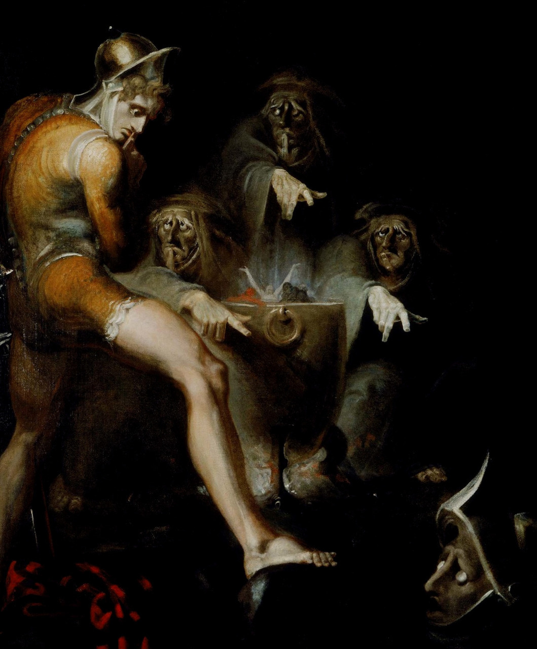 artqueer:  Henry FuseliMacbeth Consulting the Vision of the Armed Head1793 