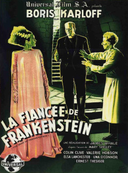 Mothgirlwings:  The Bride Of Frankenstein (1935)  French Poster 