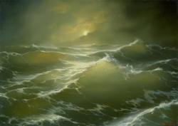 fer1972:  Moon and Sea by George Dmitriev