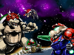 justinrampage:  Mega Man, Mario Bros and