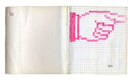 The Sketchbook of Susan Kare, the Artist Who Gave Computing a Human Face
This is a wonderful piece on the iconographer who designed the early icons for Apple. First note: Kare created a lot of these digital symbols on paper—on cheap, simple...