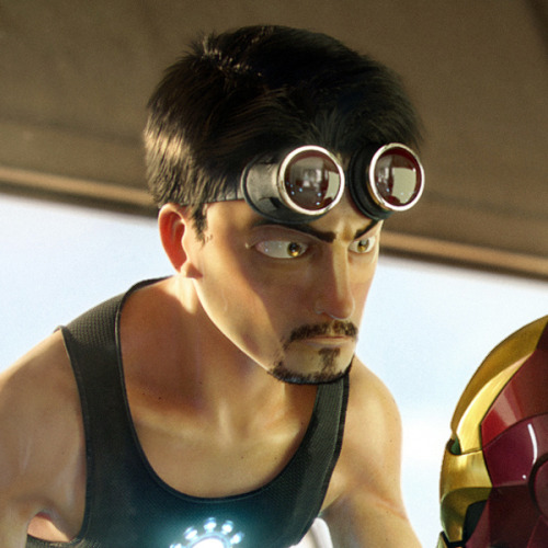 justinrampage: Tony Stark is hard at work in Victor Hugo Queiroz’s ridiculously great new