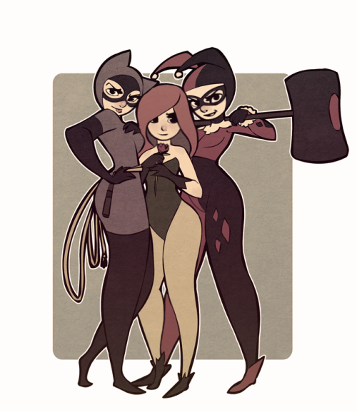 fyeahsuperheroes: decayintostars: Gotham Girls by ~karioks hotototot