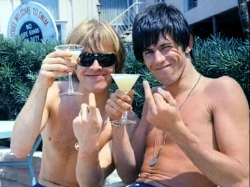 Brian Jones and Keith Richards