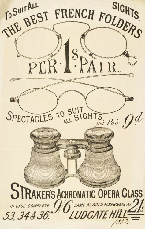 ’The Best French Folders - Spectacles to suit all Sights’ - Optician’s Advert publ