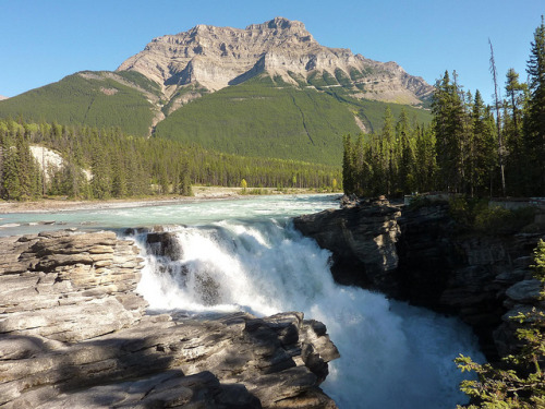photo by Purple Plectrum on Flickr.Athabasca Falls is a waterfall in Jasper National Park approximat