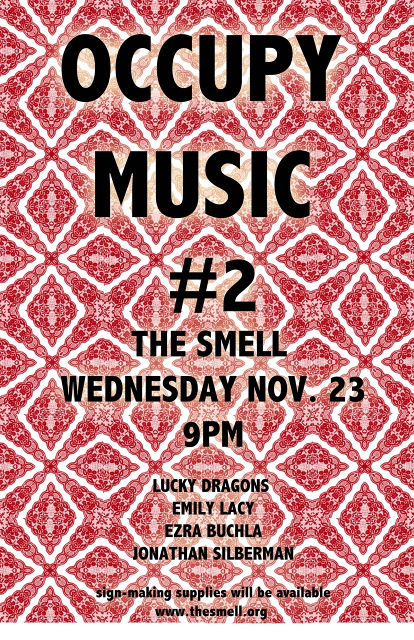 lucky dragons occupy music at the smell tonight– with Jenna T on saxophone and Butchy Fuego as wildcard.