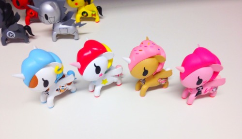 More shots of my random collection sitting on my work desktop :). These are &ldquo;Unicornos&