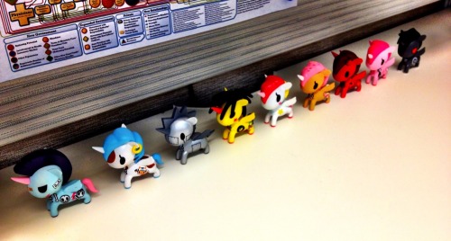 More shots of my random collection sitting on my work desktop :). These are &ldquo;Unicornos&rdquo; 