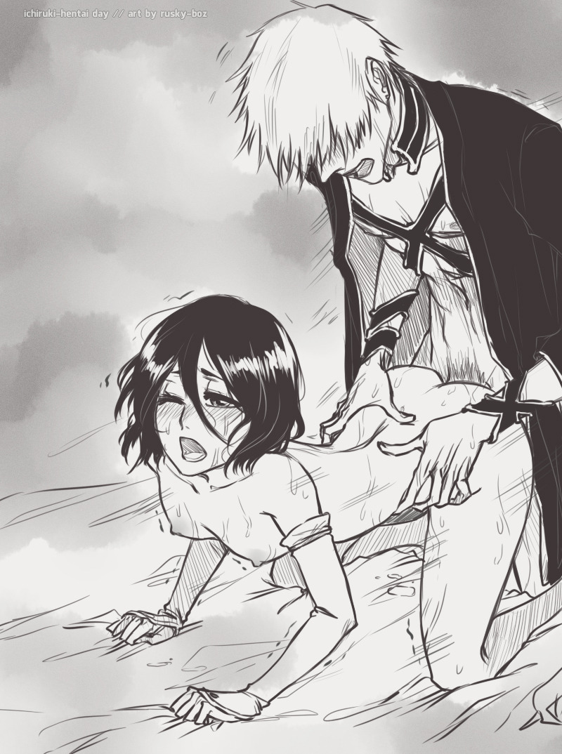 rboz:  ichirukisexriot:  Hot shinigami sex, courtesy of your lovely Rusky Boz. I