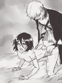 rboz:  ichirukisexriot:  Hot shinigami sex, courtesy of your lovely Rusky Boz. I hope you like it, IchiRuki bros! ♥ :3   reblogging to my sketch blog for archive purposes, *nods*—-XD