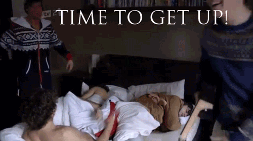 Me every morning.