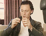 ibong-adarna:Tom and his hands.animated Hiddles? yes please.