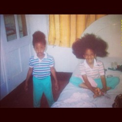 #throwbackthursday my sisters had OD mad hair!!!! (Taken with instagram)