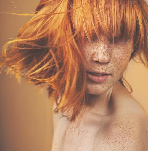 palmate:dem freckles. that hair.yes, this pleases me.