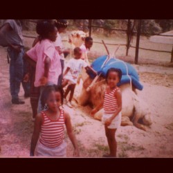 #throwbackthursday OD African moves w/ the 🐫 n sand. my sisters circa 1990 (Taken with instagram)
