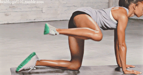 suckkitin:  The Fire Hydrant. One of the best glute exercises, it works both the