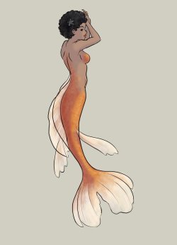 locsgirl:  African Mermaid first version