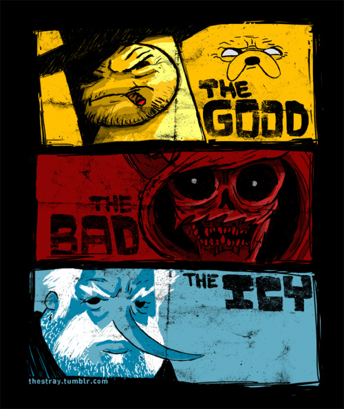 herochan:  The Good, The Bad, & The Icy. Created by Jeff / The Stray RedBubble | Facebook | Twitter (Via: thestray) 