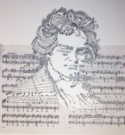 coloredmondays:  Beethoven in Music by Erika