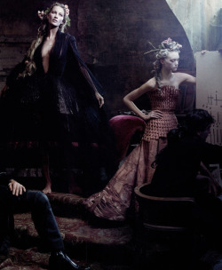 Gisele Bundchen and Gemma Ward by Annie Leibovitz