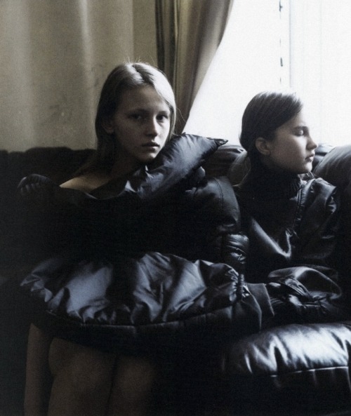bosconos:Eugenia Skvortsova and Alina Krasina for Pop Magazine F/W 2010 by Hellen Van Meene.