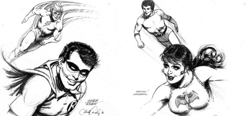 holyismstogoddamn:More Teen Titans sketch art from Nick Cardy. [Teen Titans: Lost Annual]