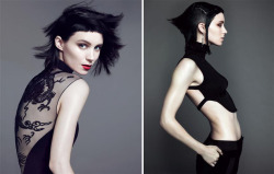 bohemea:  Rooney Mara - Vogue outtakes by