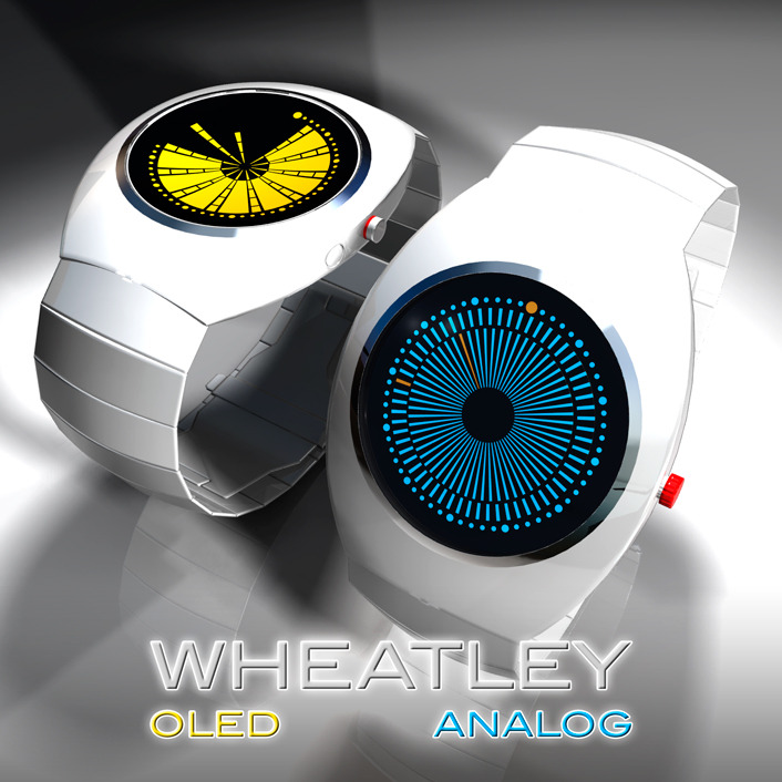 videogamenostalgia:   Wheatley inspired Oled Watch designed by Laszlo from Hungary. 