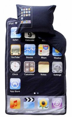 livefrombmore:  iPod Bed Sheets  Do want
