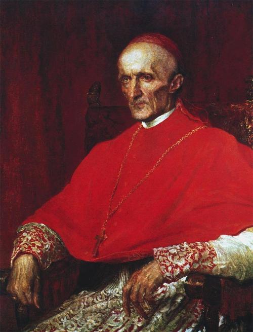 necspenecmetu:  George Frederic Watts, Portrait of Cardinal Manning, 1882 