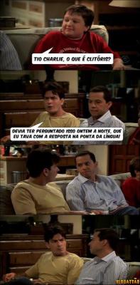 PQP eu amo o Charlie Harper