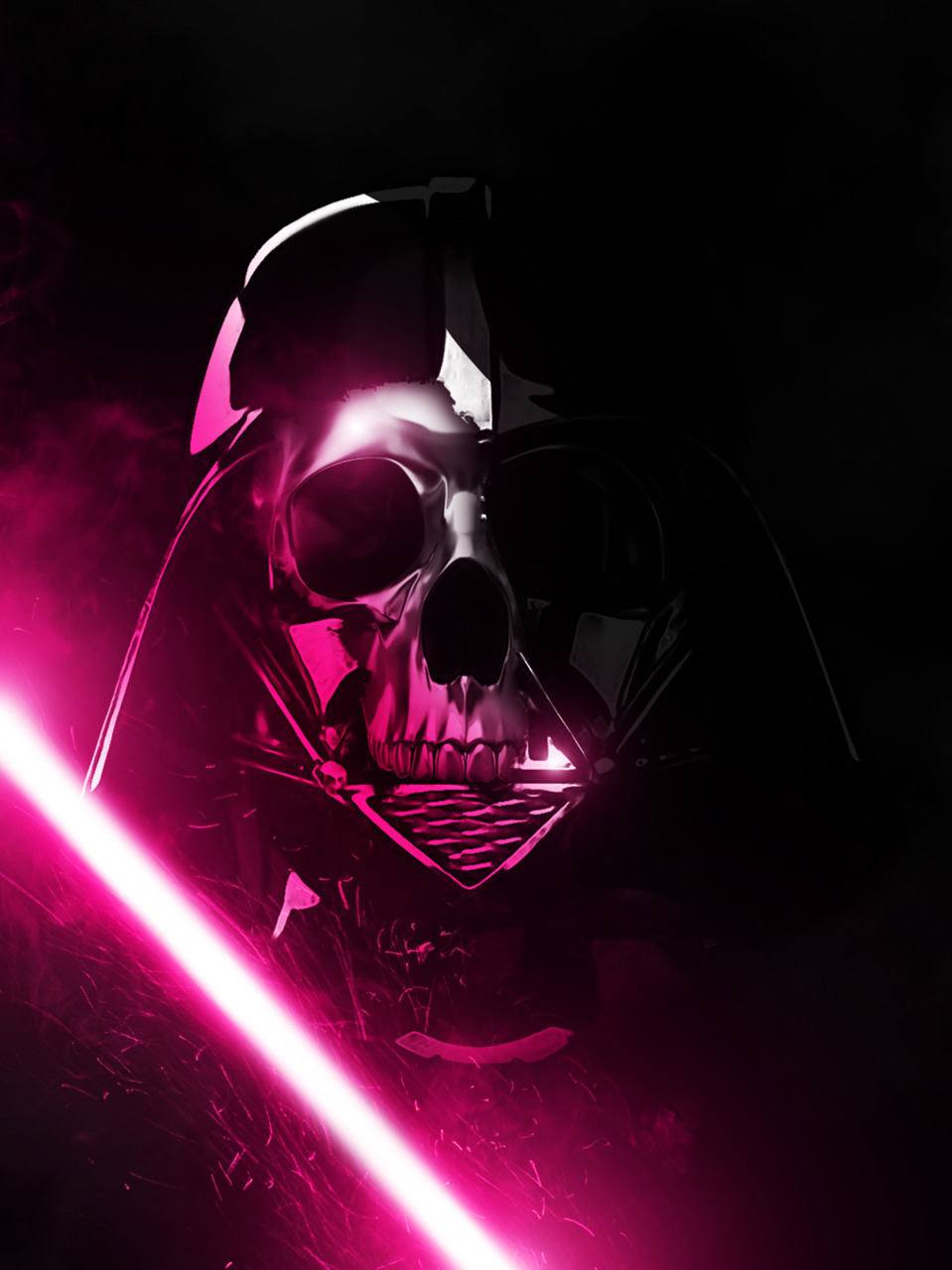 justinrampage:  Skull Vader will drag you to the Dark Side kicking and screaming