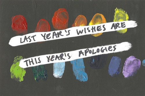 seafoamisles:last year’s wishes are this year’s apologies on Flickr.