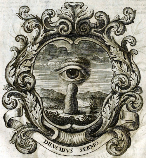 speciesbarocus:Ottavio Scarlatini - Homo symbolicus (1695).> Engraver: Leonhard Heckenauer.