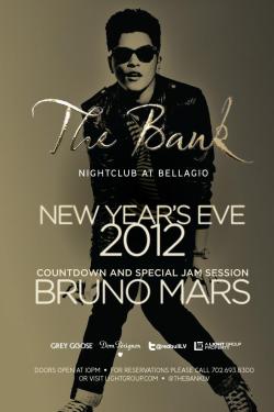 updatesfrommars:  New Years Eve 2012 with Bruno Mars! wow im going to be in vegas then&hellip;.i wish i was 21 