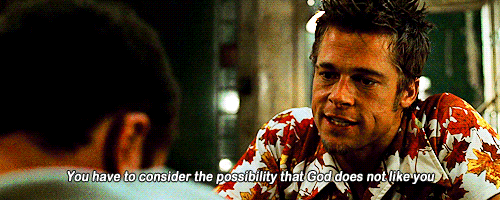 I consider that God doesn’t like… ops! God doesn’t exist.
