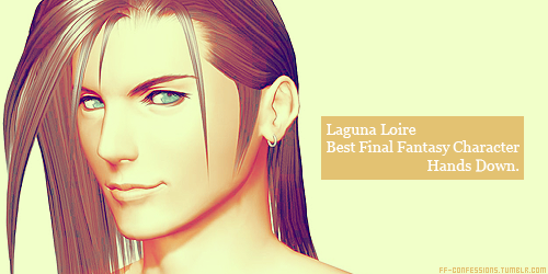 ff-confessions:Laguna Loire Best Final Fantasy Character Hands Down.