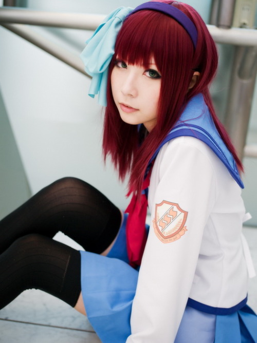 Cosplay. Angel Beats!. Nakamura Yuri [Ayano Yuura] » AnimeBOX - Скачать аниме на-русском языке